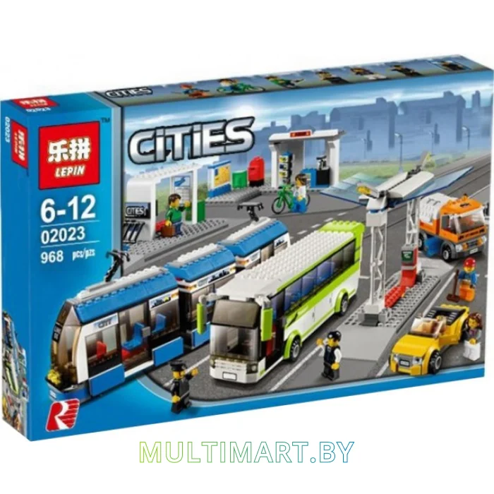 Конструктор Lepin 02023 Общественный транспорт (968 деталей)